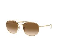 Ray-Ban Unisex Sunglass RB3707 - Frame color: Arista Gold, Lens color: Brown