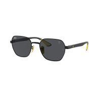 Ray-Ban Unisex Sunglass RB3794M Scuderia Ferrari Collection - Frame color: Black, Lens color: Dark Grey