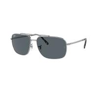 Ray-Ban Unisex Sunglass RB3796 - Frame color: Silver, Lens color: Blue