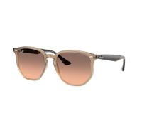 Ray-Ban Unisex Sunglass RB4306 - Frame color: Turtledove, Lens color: Pink Gradient Grey
