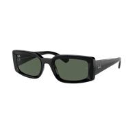 Ray-Ban Unisex Sunglass RB4395F Kiliane Bio-Based - Frame color: Black, Lens color: Dark Green
