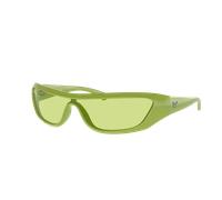 Ray-Ban Unisex Sunglass RB4431 Xan Bio-Based - Frame color: Apple Green, Lens color: Green