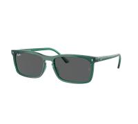 Ray-Ban Unisex Sunglass RB4435 - Frame color: Transparent Green, Lens color: Dark Grey