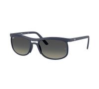 Ray-Ban Unisex Sunglass RB4452 Liteforce - Frame color: Sand Dark Blue, Lens color: Gradient Grey