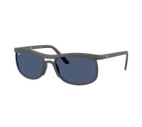 Ray-Ban Unisex Sunglass RB4452 Liteforce - Frame color: Sand Grey, Lens color: Dark Blue