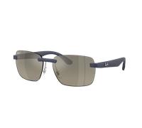 Ray - Ban RB4470CH 63315J Unisex Sunglasses Peek Blue Geometric Polarized