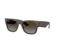 Ray-Ban Sunglasses Unisex Mega Wayfarer Liteforce - Sand Brown Frame Brown Lenses Polarized 50-21 50-21