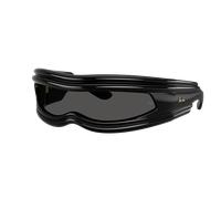 Ray-Ban Unisex Sunglass RB4943 Ultra Wrap 001 Next Generation Collection - Frame color: Black, Lens color: Ultra Black