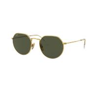 Ray-Ban Unisex Sunglass RB8165 Jack Titanium - Frame color: Gold, Lens color: Green