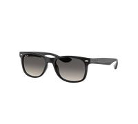 Ray-Ban Unisex Sunglass RB9052S New Wayfarer Kids - Frame color: Black, Lens color: Light Grey/Dark Grey