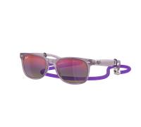 Ray-Ban Unisex Sunglass RB9052S New Wayfarer Kids - Frame color: Opal Purple, Lens color: Blue & Violet