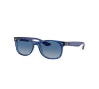 Ray - Ban Kid RJ9052S JUNIOR NEW WAYFARER 70624L Sunglasses Nylon Blue Grey Squared Normal Shaded