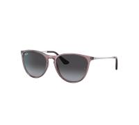 Ray-Ban Unisex Sunglass RB9060S Erika Kids - Frame color: Transparent Violet, Lens color: Grey Gradient