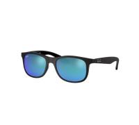 Ray-Ban Junior Sunglasses 9062 701355 Black Blue Mirror