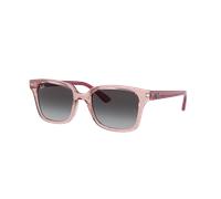 Ray-Ban Unisex Sunglass RB9071S Kids - Frame color: Transparent Pink, Lens color: Grey