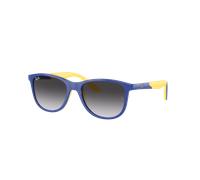 Ray - Ban Kid RJ9077S 71328G Sunglasses Injected Blue Grey Squared Normal Shaded