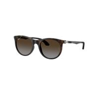 Ray-Ban Unisex Sunglass RB9082S Kids - Frame color: Havana, Lens color: Light Grey Brown Polarized