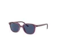 Ray-Ban Unisex Sunglass RB9093S Leonard Kids - Frame color: Transparent Pink, Lens color: Dark Blue