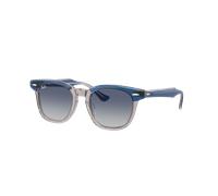 Ray-Ban Unisex Sunglass RB9098S Kids - Frame color: Top Dark Blue & Brown & Light Grey, Lens color: Grey/Blue
