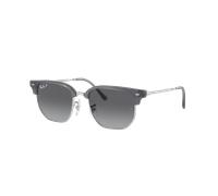 Ray-Ban Unisex Sunglass RB9116S New Clubmaster Kids - Frame color: Opal Blue On Silver, Lens color: Grey