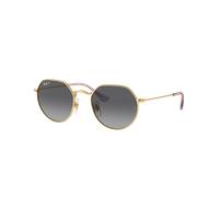 Ray-Ban Unisex Sunglass RB9565S Jack Kids - Frame color: Arista Gold, Lens color: Grey Polarized