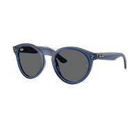 Ray-Ban Sunglasses Unisex 2180 Reverse - Transparent Navy Blue Frame Grey Lenses 52-22