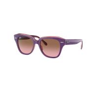 Ray-Ban Sunglasses Children State Street Kids - Violet On Transparent Pink Frame Pink Lenses 46-15