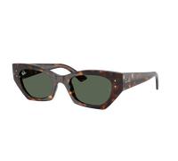 Ray-Ban Unisex Sunglass Zena Bio-Based - Frame color: Havana, Lens color: Dark Green