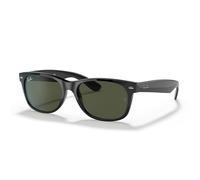 Ray - Ban Unisex RB2132 NEW WAYFARER 901 Sunglasses Nylon Black Green G15 Squared Normal