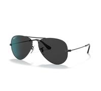 Ray-Ban Women's Metal Aviator Sunglasses - Black