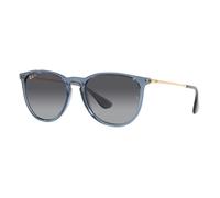 Ray - Ban Woman RB4171 ERIKA 6592T3 Sunglasses Nylon Blue Grey Pantos Polarized Shaded