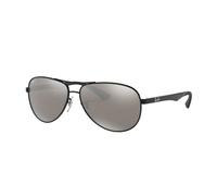 Ray Ban Unisex Sunglasses RB8313 002/K7 58, Size: 58, Black (frame: black (glossy), lenses: gray polarized mirror 002 / K7)