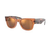 Ray-Ban RB0840S Mega Wayfarer Transparent Brown