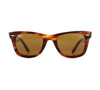 Ray - Ban Unisex Ray - Ban RB2140 WAYFARER 954 Sunglasses Acetate Brown Squared Normal
