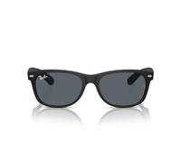 Ray-Ban Unisex's Rb2132 New Wayfarer Sunglasses, Rubber, Black/Blue, 52 mm
