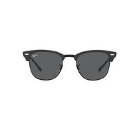 Ray-Ban Unisex's Rb3016 Clubmaster Sunglasses, Green on Black/Dark Grey, 49 mm