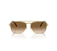 Ray-Ban Unisex's Rb3636 New Caravan Sunglasses, Gold/Clear Gradient Brown, 58 mm