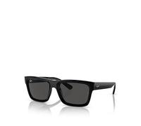 Ray-Ban Warren Rectangle Sunglasses- Black, Black, Men Black