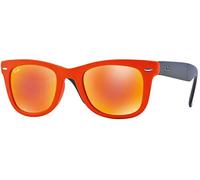 Ray-Ban Wayfarer Folding Classic Men's Sunglasses, Orange, 44