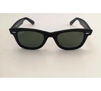 Ray-Ban Wayfarer Polarised Sunglasses Classic gloss Black RB2140 901/58 50mm