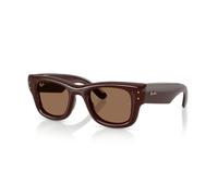 Ray - Ban A$AP Rocky RB4940 WAYFARER PUFFER 687773 Unisex Sunglasses Nylon Brown Brown Squared Normal