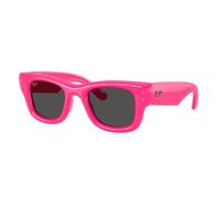 Ray-Ban Sunglasses Unisex Wayfarer Puffer - Fucsia Frame Black Lenses 50-23
