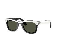 Ray - Ban RB2240 WAYFARER 144431 Unisex Sunglasses Acetate White Green Squared Normal