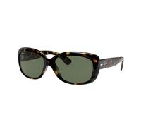 Ray - Ban Woman Ray - Ban RB4101 JACKIE OHH 710 Sunglasses Injected Turtle Green Butterfly Normal