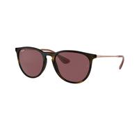 Ray - Ban Woman RB4171 ERIKA 639175 Sunglasses Injected Turtle Violet Pantos Normal
