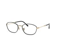 Ray - Ban Woman Ray - Ban RX3749V 3175 Optical frames Metal Black Transparent Geometric Normal