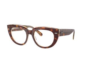Ray - Ban Woman Ray - Ban RX5586 DOREEN 8402 Optical frames Acetate Turtle Transparent Squared Normal