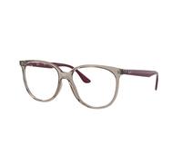 Ray - Ban Woman RX4378V 8083 Optical frames Injected Grey Transparent Squared Normal