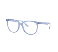Ray - Ban Woman RX4378V 8414 Optical frames Injected Blue Transparent Squared Normal