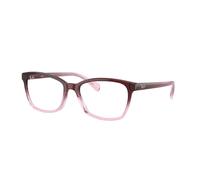 Ray - Ban Woman RX5362 8311 Optical frames Acetate Red Transparent Butterfly Normal